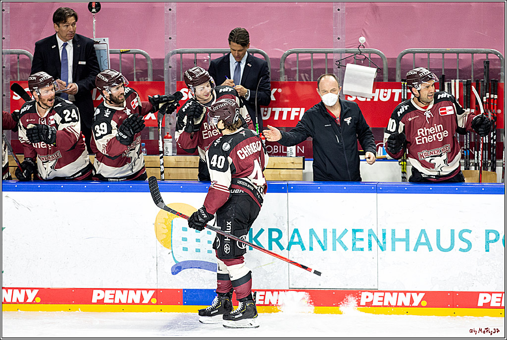 PENNY DEL;  Koelner Haie - Eisbaeren Berlin; Koeln, 19.02.2021